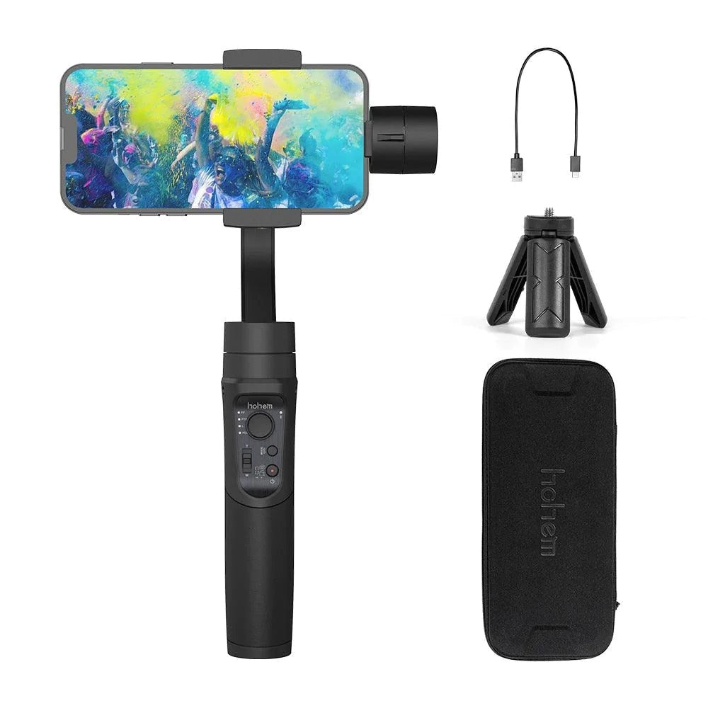 Hohem iSteady Mobile Plus Gimbal 3-Axis Handheld Stabilizer for Smartphone Android and iPhone 13,12,11 PRO 2022 Upgraded Version