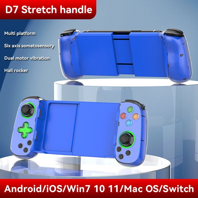 D3/D6/D7 Wireless BT 5.0 Stretchable Game Controller For Phone Android IOS Gamepad Joystick Retractable Gamepad For PS4 Switch