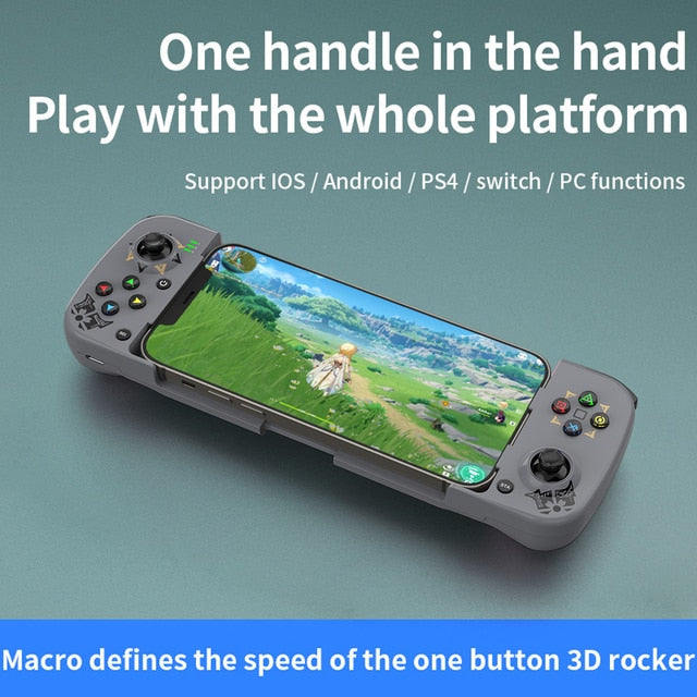 D3/D6/D7 Wireless BT 5.0 Stretchable Game Controller For Phone Android IOS Gamepad Joystick Retractable Gamepad For PS4 Switch