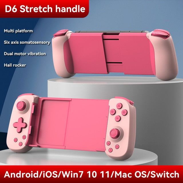 D3/D6/D7 Wireless BT 5.0 Stretchable Game Controller For Phone Android IOS Gamepad Joystick Retractable Gamepad For PS4 Switch
