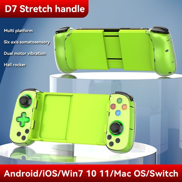 D3/D6/D7 Wireless BT 5.0 Stretchable Game Controller For Phone Android IOS Gamepad Joystick Retractable Gamepad For PS4 Switch