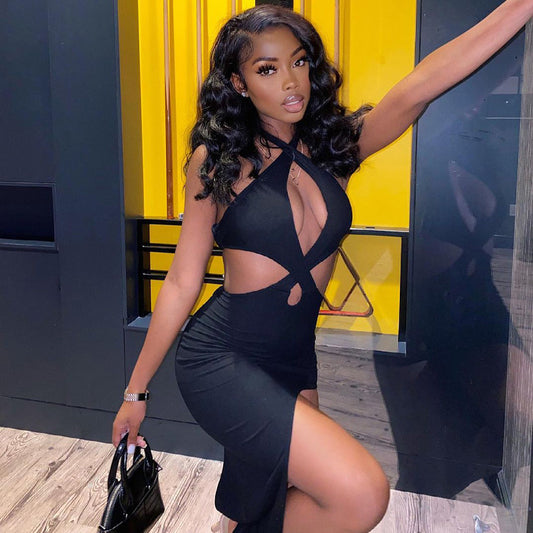 Cross Short Mini Dress - Your Ultimate Party Club Outfit