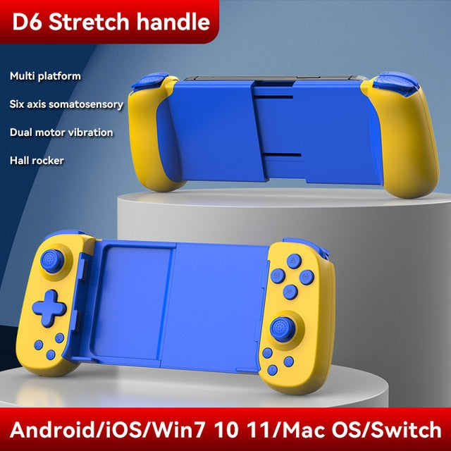 D3/D6/D7 Wireless BT 5.0 Stretchable Game Controller For Phone Android IOS Gamepad Joystick Retractable Gamepad For PS4 Switch