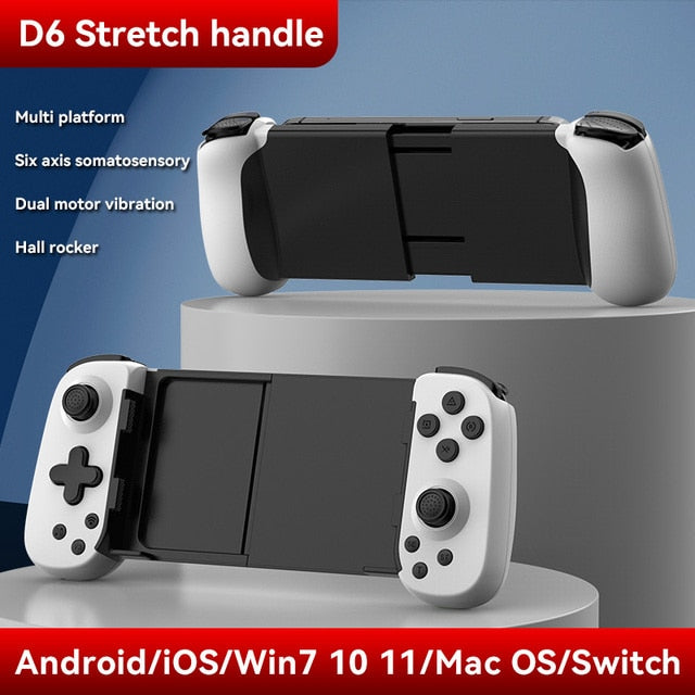 D3/D6/D7 Wireless BT 5.0 Stretchable Game Controller For Phone Android IOS Gamepad Joystick Retractable Gamepad For PS4 Switch