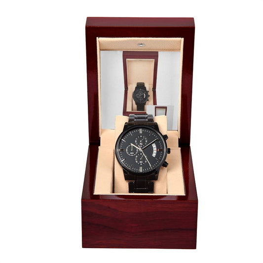Black chronograph Watch