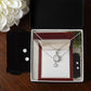Eternal Hope Necklace and Cubic Zirconia Erring set