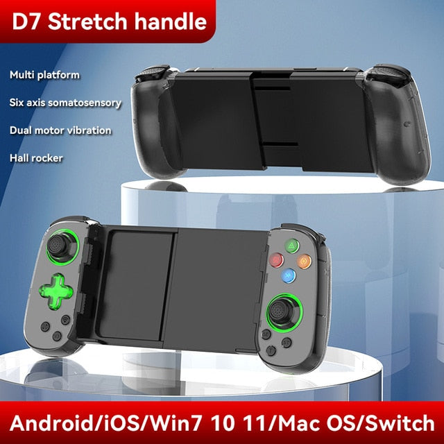 D3/D6/D7 Wireless BT 5.0 Stretchable Game Controller For Phone Android IOS Gamepad Joystick Retractable Gamepad For PS4 Switch