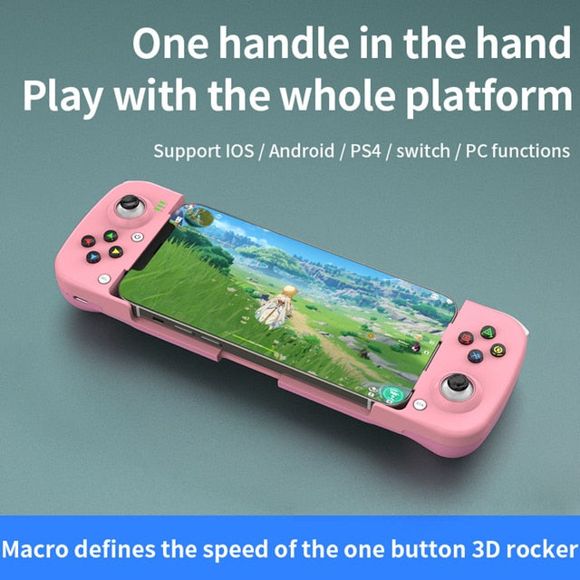 D3/D6/D7 Wireless BT 5.0 Stretchable Game Controller For Phone Android IOS Gamepad Joystick Retractable Gamepad For PS4 Switch