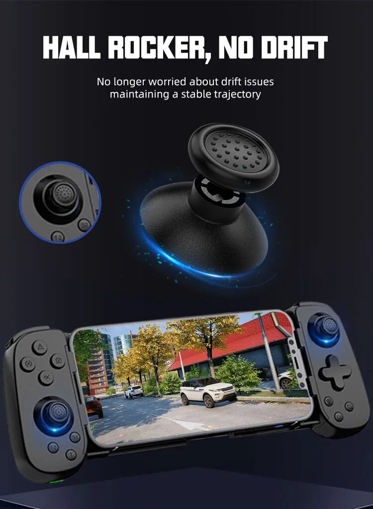 VILCORN Streaming Gaming Controller Support for PS4/Xbox Game Mobile Gamepad With Six Axis Gyroscope for Android/IOS Smartphone