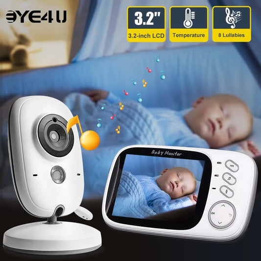 VB603 Video Baby Monitor 2.4G Mother Kids Two-way Audio Night Vision Video Surveillance Cameras With Temperature display Screen